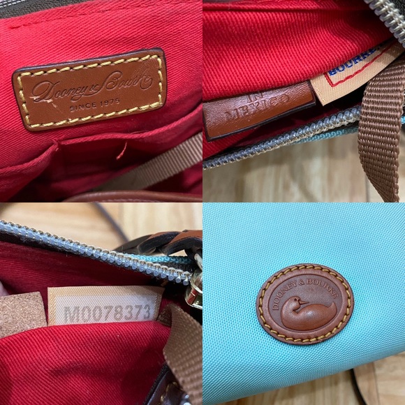 DOONEY & BOURKE Nylon Crossbody Pouchette Bag in Light Blue - Picture 13 of 16